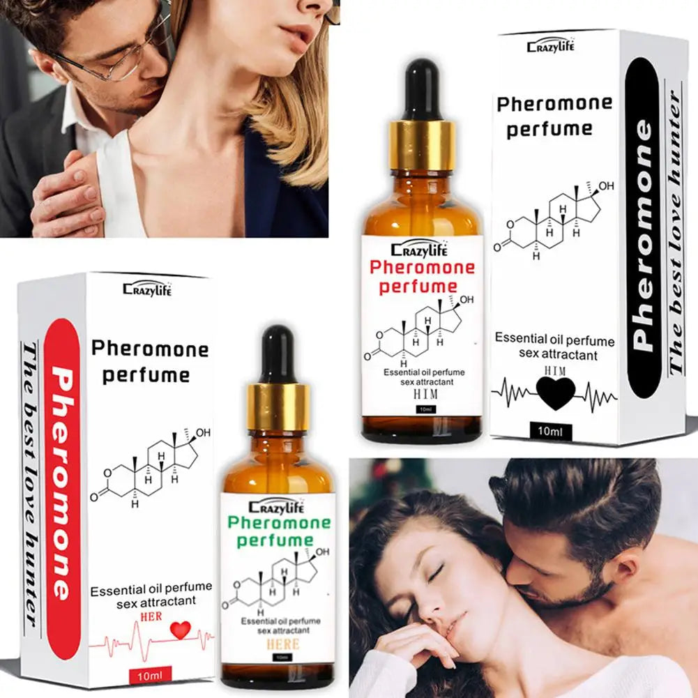 Parfum Phéromones Femme | Huile Essentielle Séduction Longue Durée | 10 ml