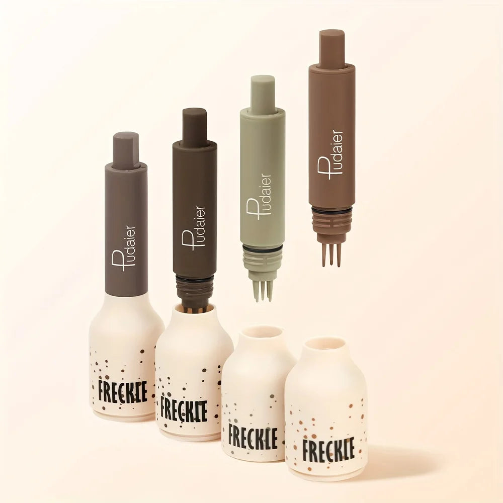 Natural Nude Makeup Fake Freckles Pen Waterproof Long Lasting Light Coverage Freckle Stamp for Women