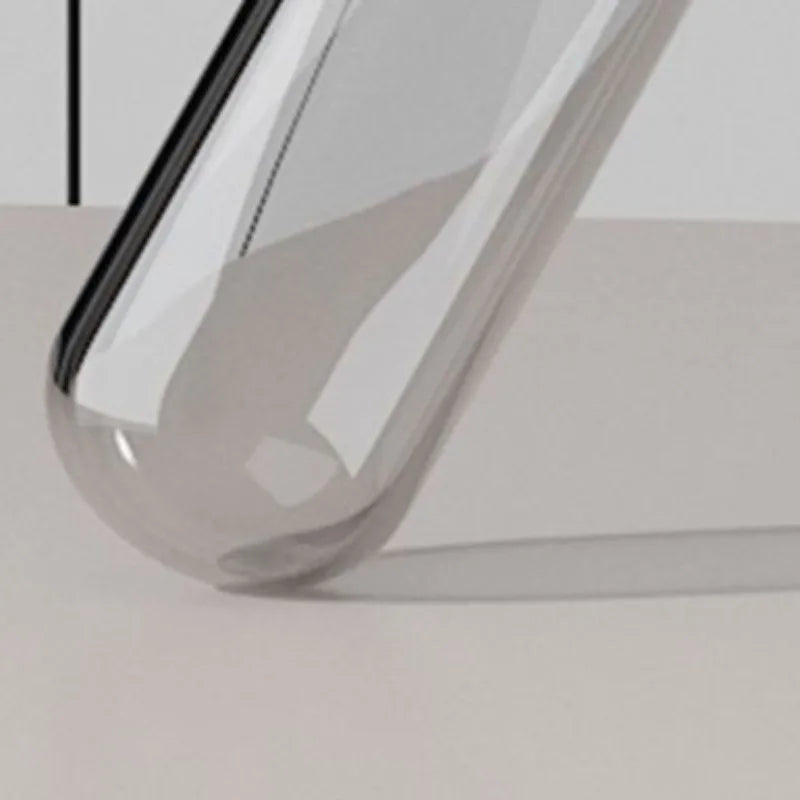 Vases Artistiques Nordiques Verre Tubulaire | Support Cuir Fait Main | Luxe & Décor Salon