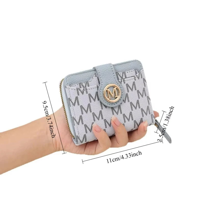Women's Wallet for Multiple Card Slots, Cash Pocket, Retro Style Mini Purse, Minimalist Charm, Travel Accessory, Daily Use