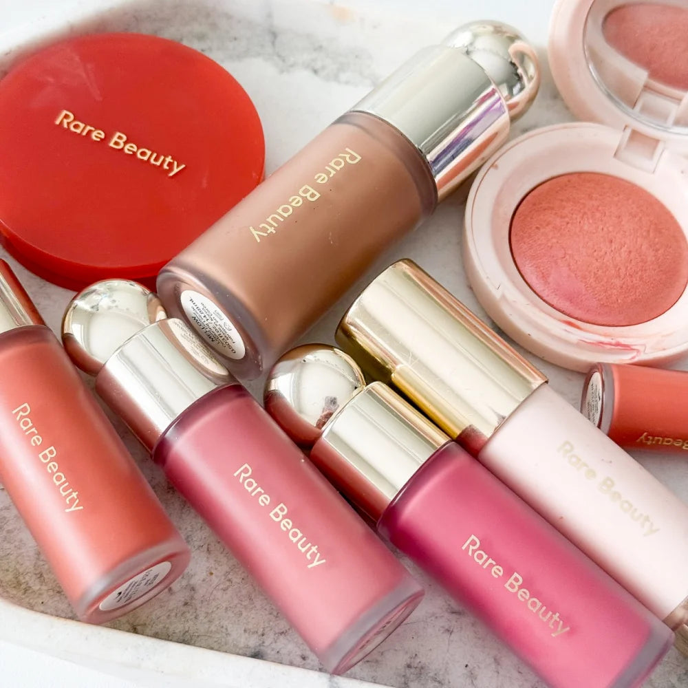 Rare Beauty Love Encourage Believe Virtue Hope Grateful Happy Joy Lucky Worth Blush Plump Seamless High-impact Weightless Makeup