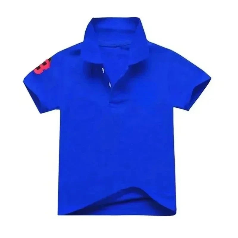 Polo Garçon Enfant | Manches Courtes | Col Polo | Coton | Casual Été | T-Shirt Enfant Confortable