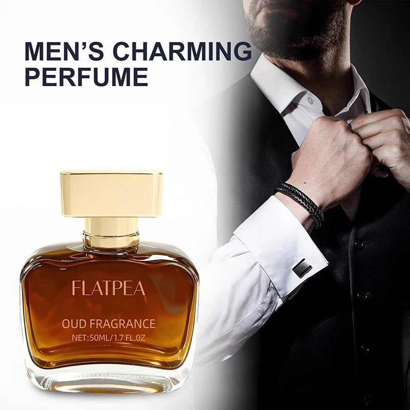 Eau de Toilette Homme Arabe Premium | Musc Oud & Cèdre | Boisé Charmant Longue Tenue