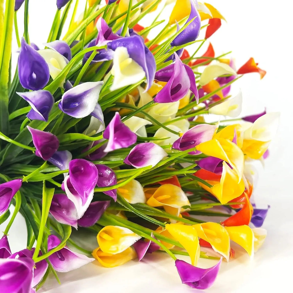 Fleurs Artificielles Bouquet 33cm | Décoration Maison, Jardin & Mariage | Arrangement Vase Extérieur