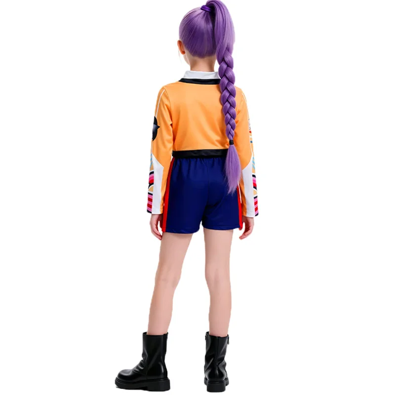 Girls' Clothing Sets Children's Cartoon Cosplay Suits Kids K-Pop Stage Performance 2Pcs Girls' Movie Role-playing Costume Outfits