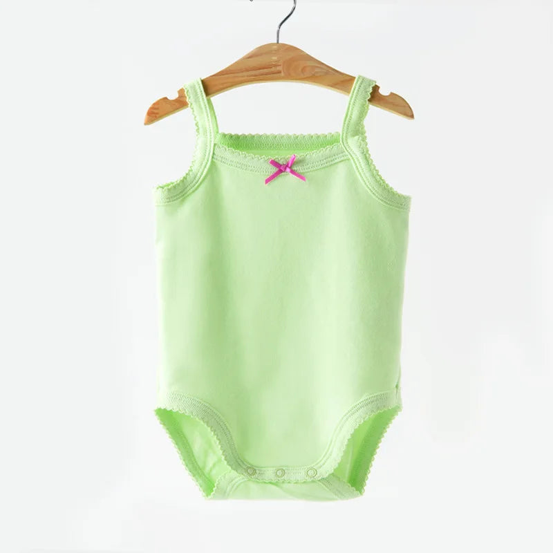 Body Bébé Fille | Sans Manches | Romper Coton | Combinaison Été | Nouveau-Né & Tout-Petits
