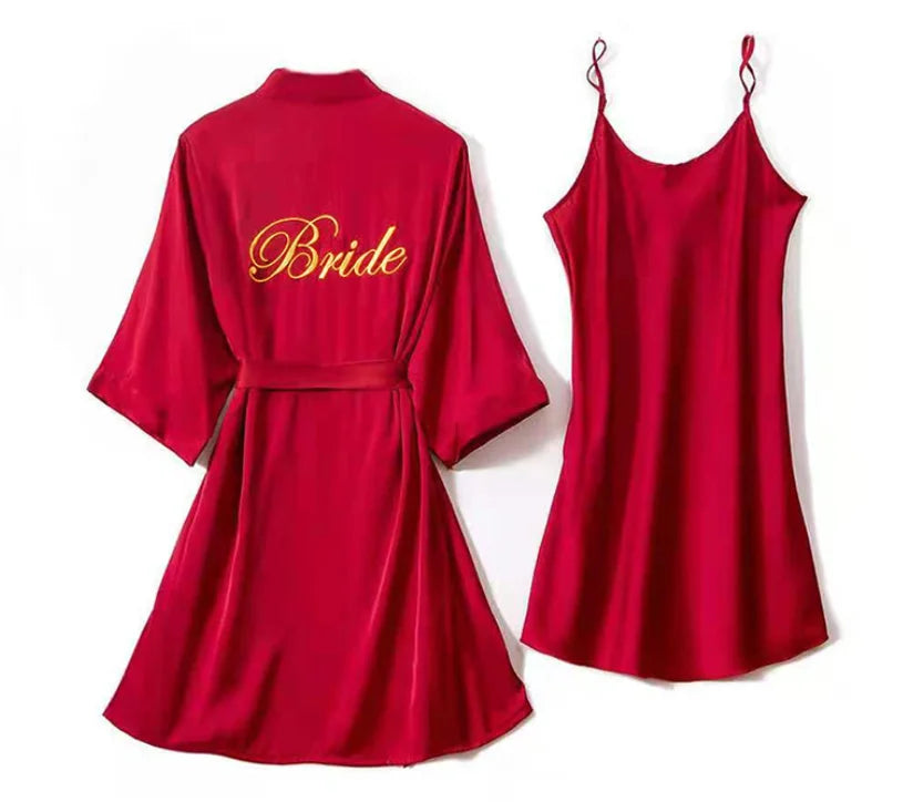 Bride with Team Bride Robe Bride To Be Bridal Shower Bachelorette Party Wedding Decoration Wedding Hen Party Bridesmaid Gift