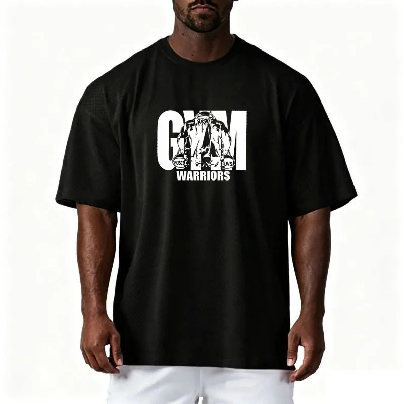T-shirt uni en jersey pour homme | Polyester et élasthanne