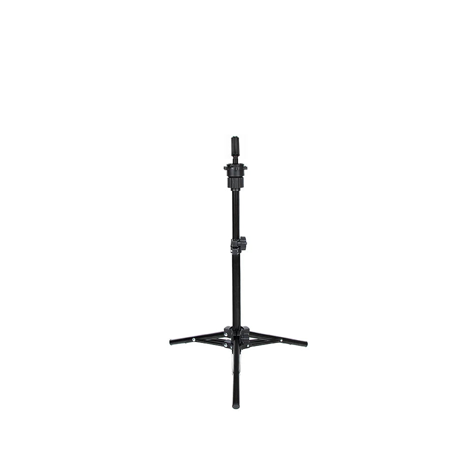 Wig Stand Tripod, Adjustable Mannequin Head Stand, Wig Head, and Canvas Block Head Stand for Training Heads (43.3in and 19.6in)