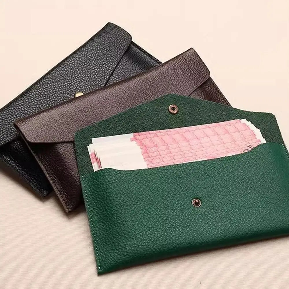 Portefeuille Femme Cuir PU Souple | Une Pièce | Grande Capacité | Porte-Monnaie Long Porte-Cartes