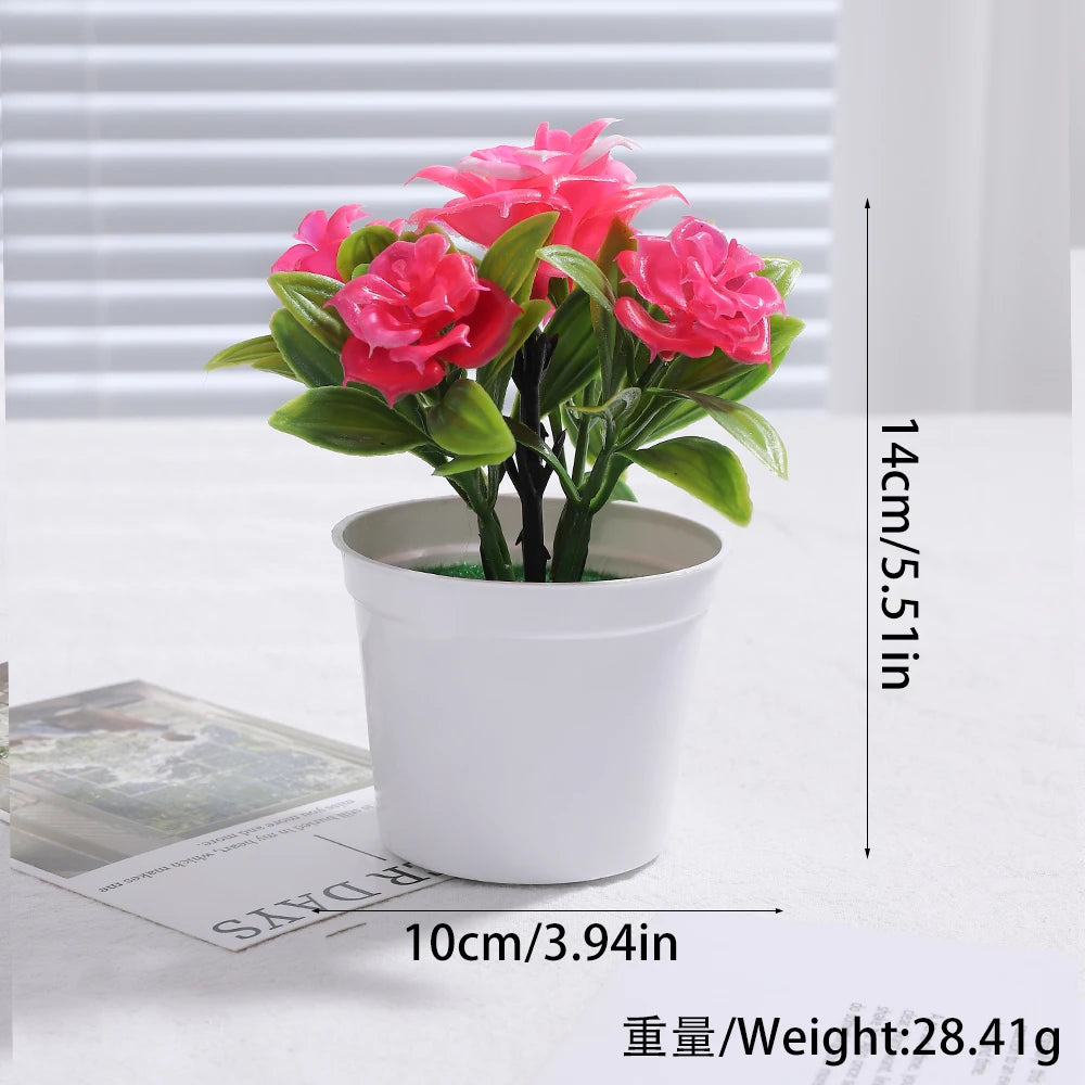 Bonsaï Simulé Pot | Faux Fleurs | Décoration Mariage, Maison & Cadeau Pendaison de Crémaillère