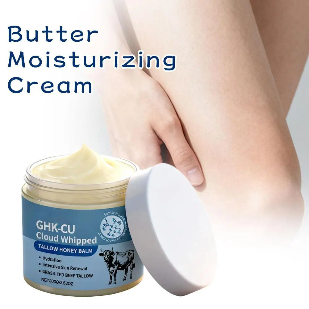 Tallow Skincare Cream Collagen Firm Skin Honey Deep Hydration & Barrier Repair Cream Improve Dry Body Lotion Korean Skincare