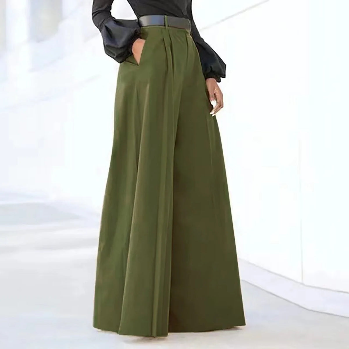 Wide Leg Pants For Women Pants For Women Palazzo Pants Summer Printed Cropped Linen Comfy Baggy Trousers With Women's Clothing