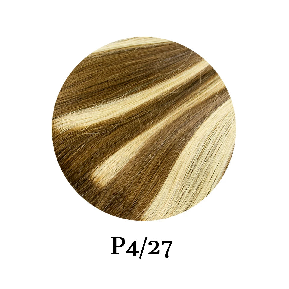 Extensions à Clips Cheveux Humains | Noir Naturel | 18 Clips | 8 Pièces | Volume Complet | Femme