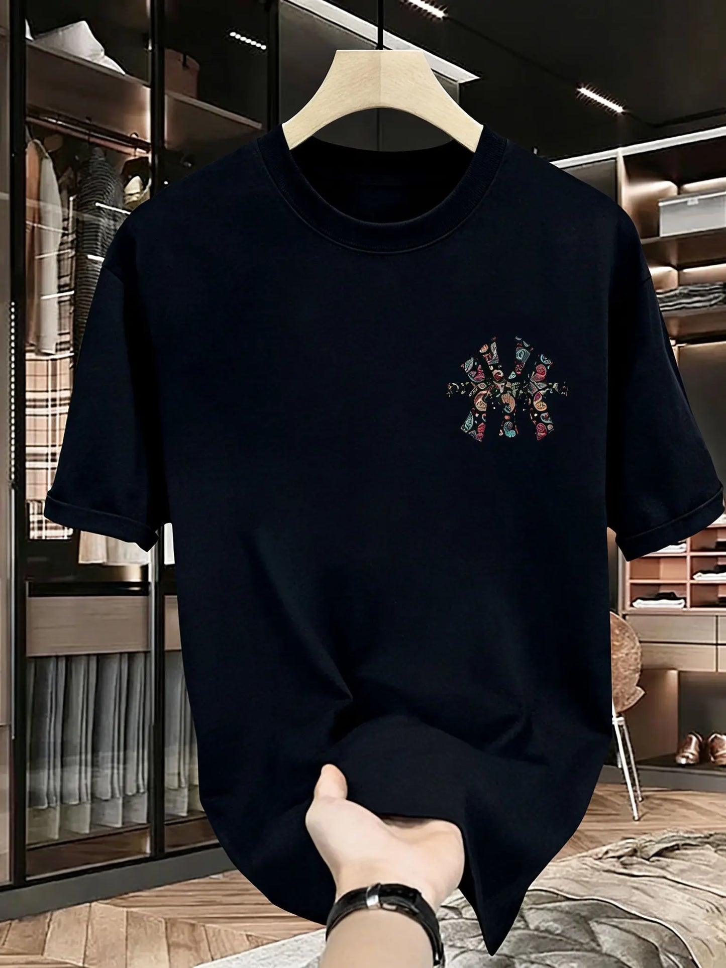 Men's summer printed T-shirt - High-quality, casual, versatile and trendy loose-fitting T-shirt