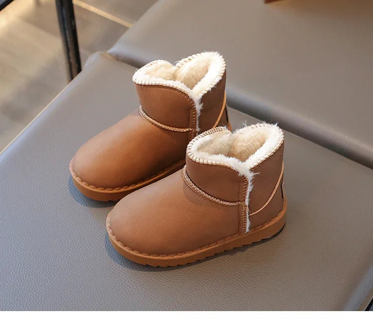 Bottes de Neige Thermiques Enfant | Peluche Épaisse | Antidérapantes | Automne Hiver 2025 Garçon Fille