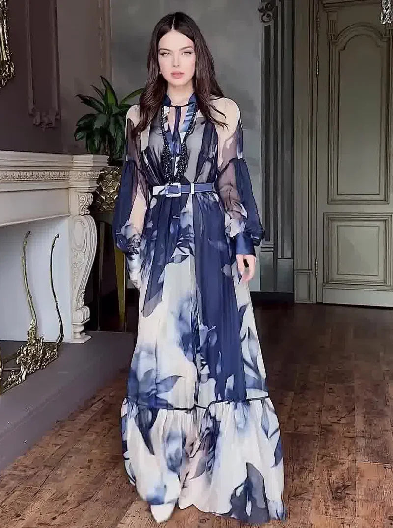 Dresses For Women Dashiki Summer Autumn Maxi Dress Ladies Clothing Fairy Long Dress