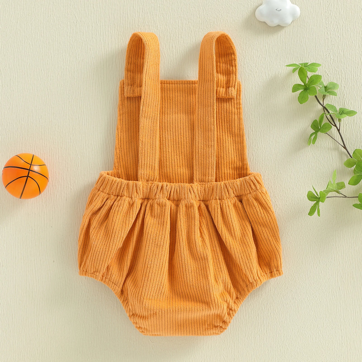 Summer Infant Baby Boy Bodysuit Sleeveless Cute Basketball Embroidery Bubble Jumpsuit Clothes