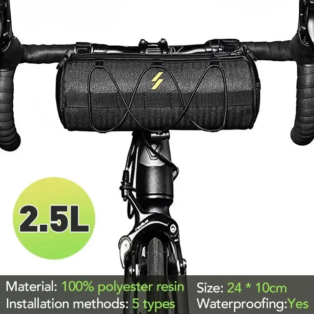 NEWBOLER New Handlebar Bag Bicycle Bags Frame Pannier Bag Multifunction Portable Shoulder Bag Bike Accessory