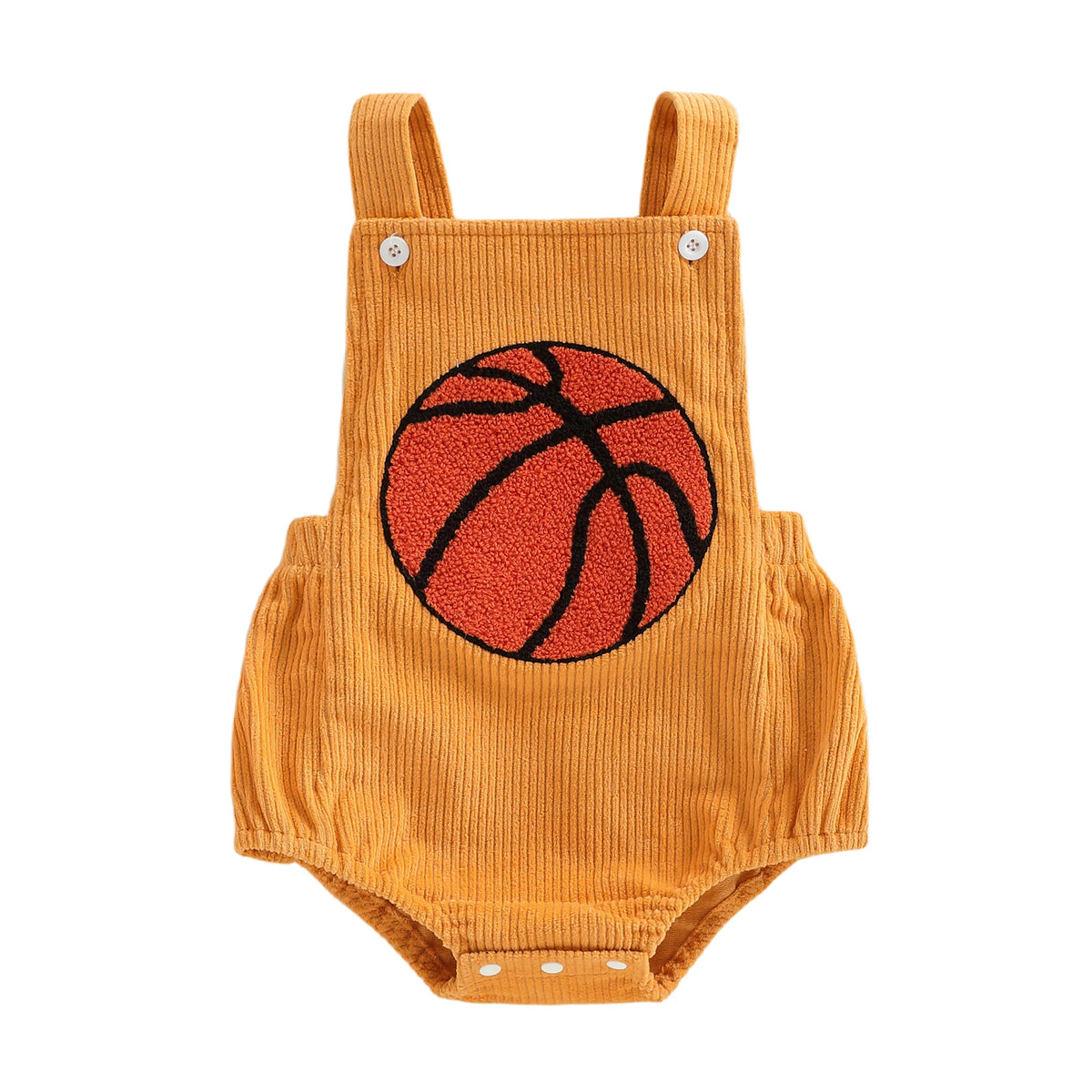 Summer Infant Baby Boy Bodysuit Sleeveless Cute Basketball Embroidery Bubble Jumpsuit Clothes