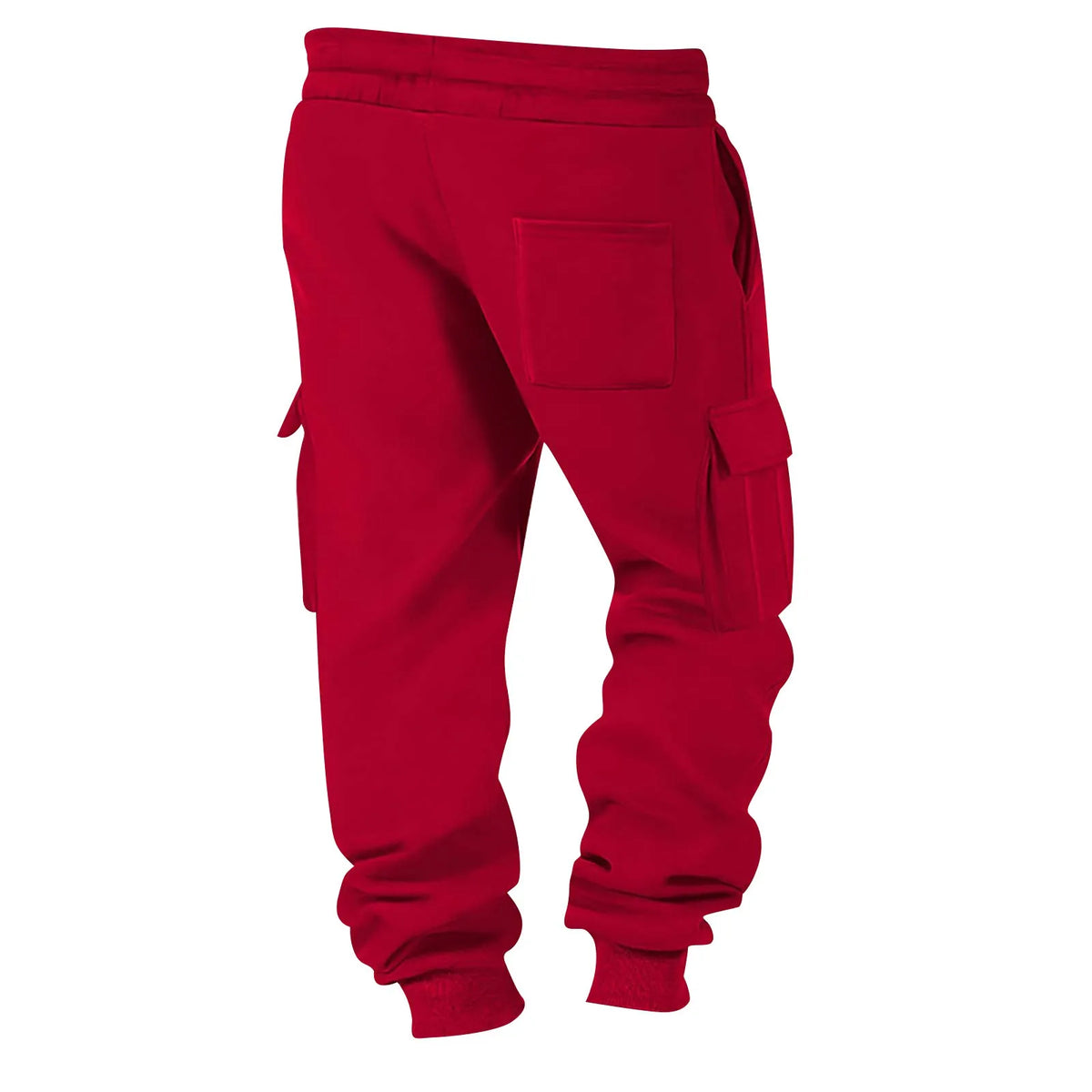 Men's Cargo Pants 2025 New Casual Loose Autumn Winter Straight Baggy Pants Multi-Pockets Solid Color Printing Sweatpants