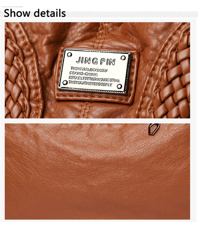 Fashion Leather Handbag for Women Shoulder Bags Genuine Sheepskin Crossbody Bag for Women Messenger Bag Tote Moms Bag