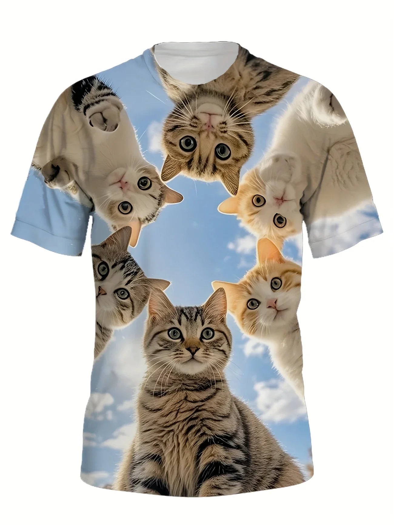 Cute T-shirts For Men And Women Funny Pet T-shirts Men's Squirrel 3D Print Men's Clothing Animal Pattern Cute Pattern Tops