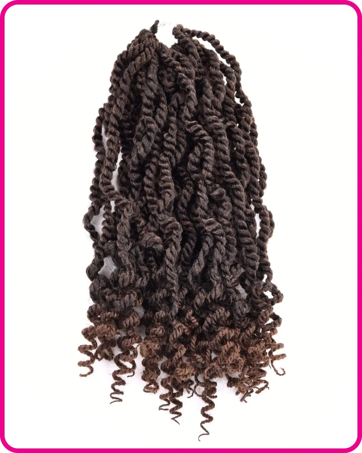 Tresses Crochet Senegalese Twist Ondulées | 12 Pouces | Synthétique | Extensions Femme