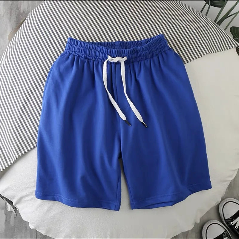 Short uni en polyester pour homme | Style décontracté
