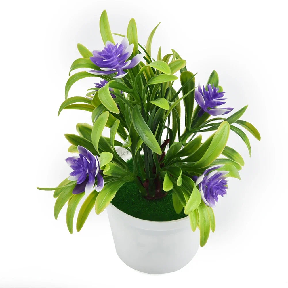 Plante Artificielle Réaliste en Pot | Décor Maison, Bureau & Mariage | Bonsaï Extérieur & Intérieur