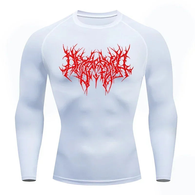 Men's T-shirt Men Running Sport T Shirt Men Compression Fitness Tops Tee Quick DryTight Training Gym Sport Running Shirts Jersey