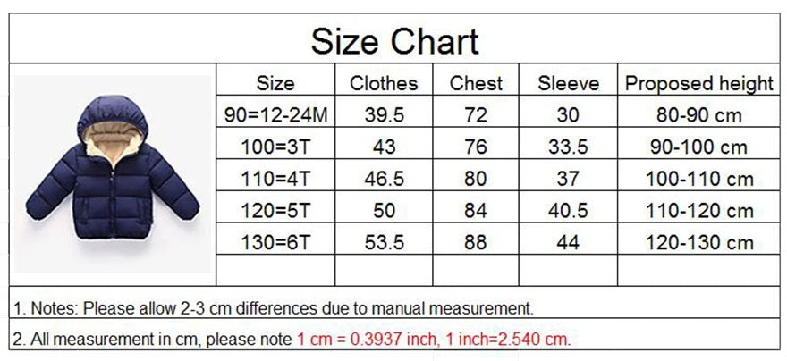 Veste d’hiver à capuche pour enfant | Polyester