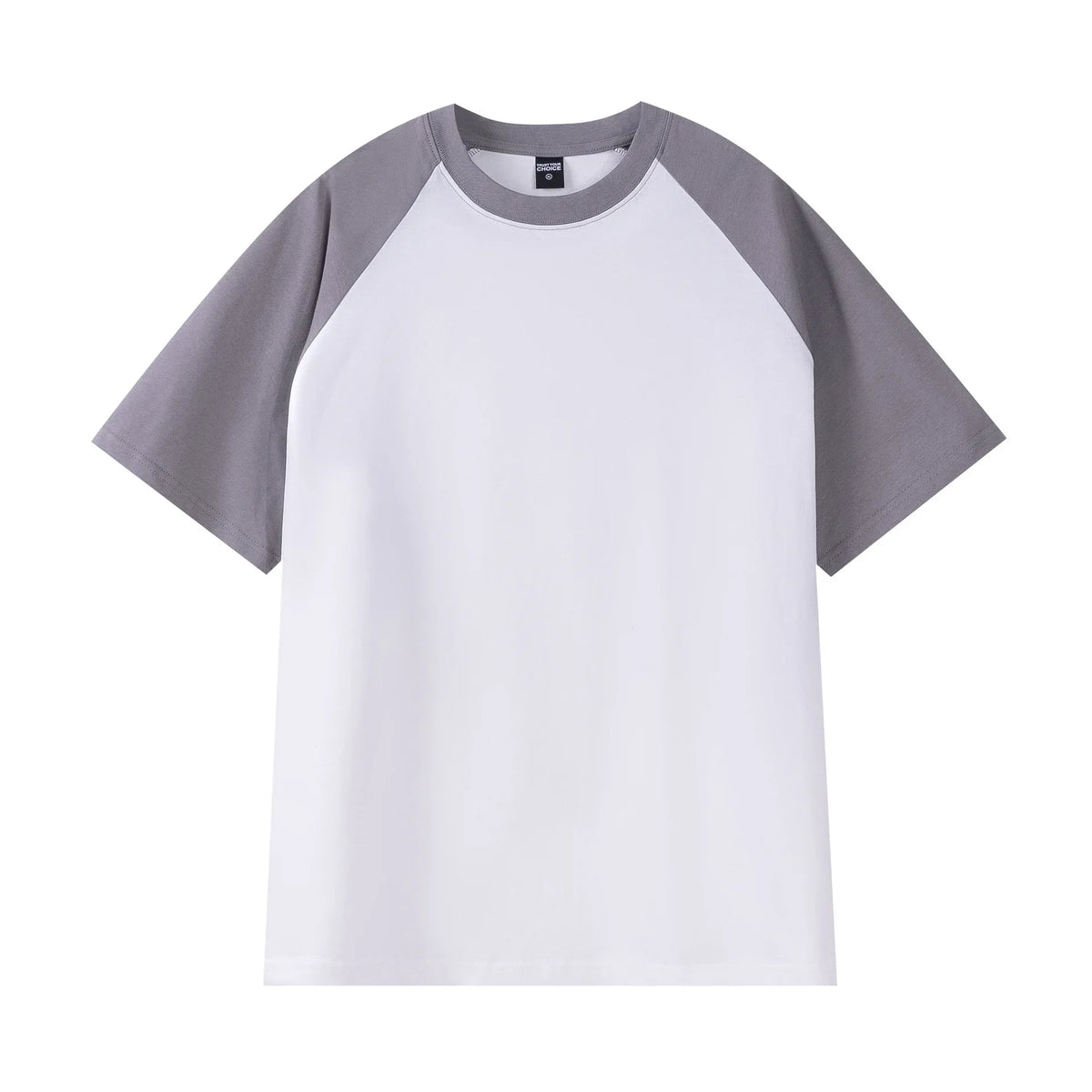T-Shirt Homme Oversize Heavy | 240g Coton Pur | Manches Courtes | Bicolore | Casual Loose