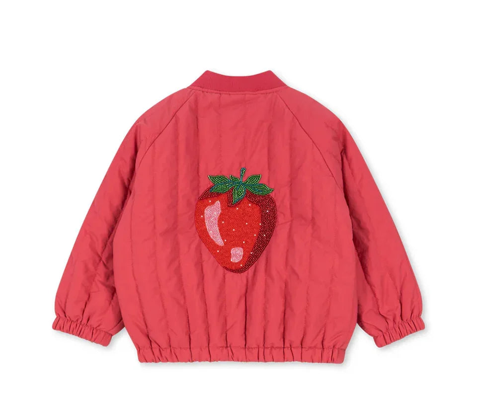 Manteau Polaire Paillettes Fille | Laine d'Agneau | Broderie Garçon | Vêtement Enfant Hiver