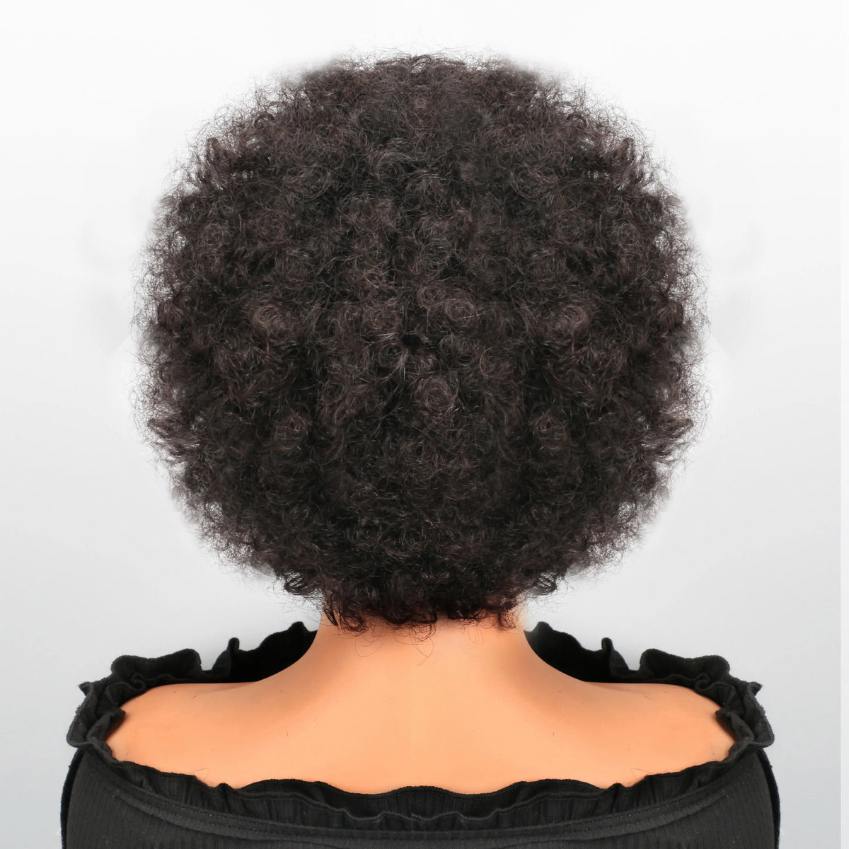 Perruque Afro Puff Tressée | 13x4 Lace Front | Kinky Curly | Pré-Tressée | Cheveux Humains | Femmes Noires