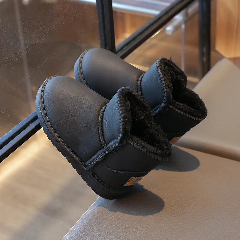 Bottes de Neige Thermiques Enfant | Peluche Épaisse | Antidérapantes | Automne Hiver 2025 Garçon Fille
