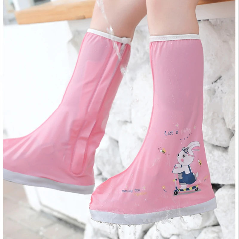 Couvre-Chaussures Pluie Enfant | Imperméable Maternelle | Grand Format | Réutilisable