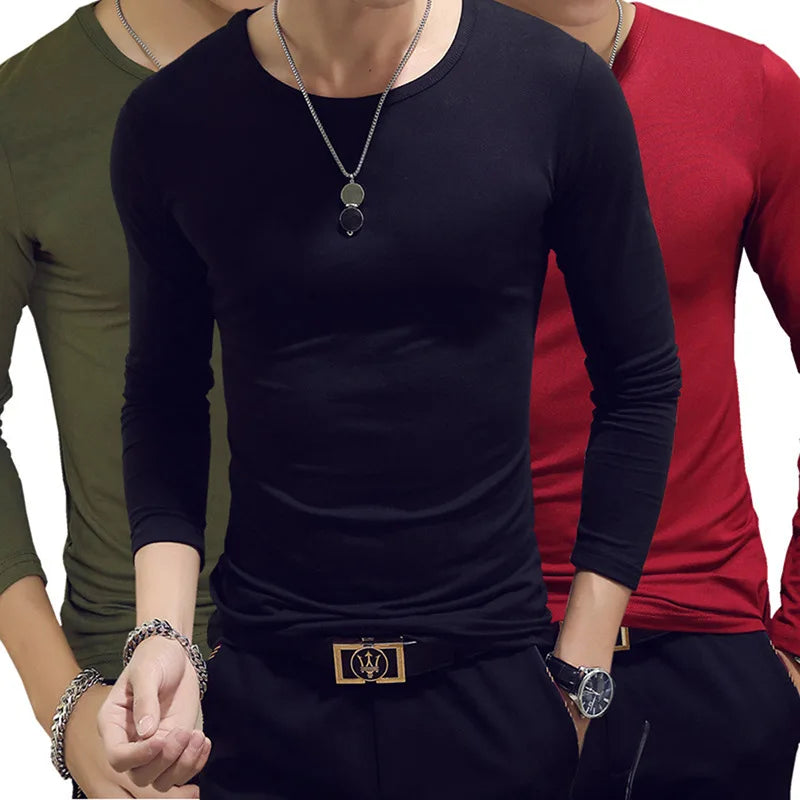 2025 New Tennis T Shirts Men Long Sleeve T-Shirt Sportswear Fitness T Shirts For Men Slim Fit T Shirts Designer Solid Tees Tops