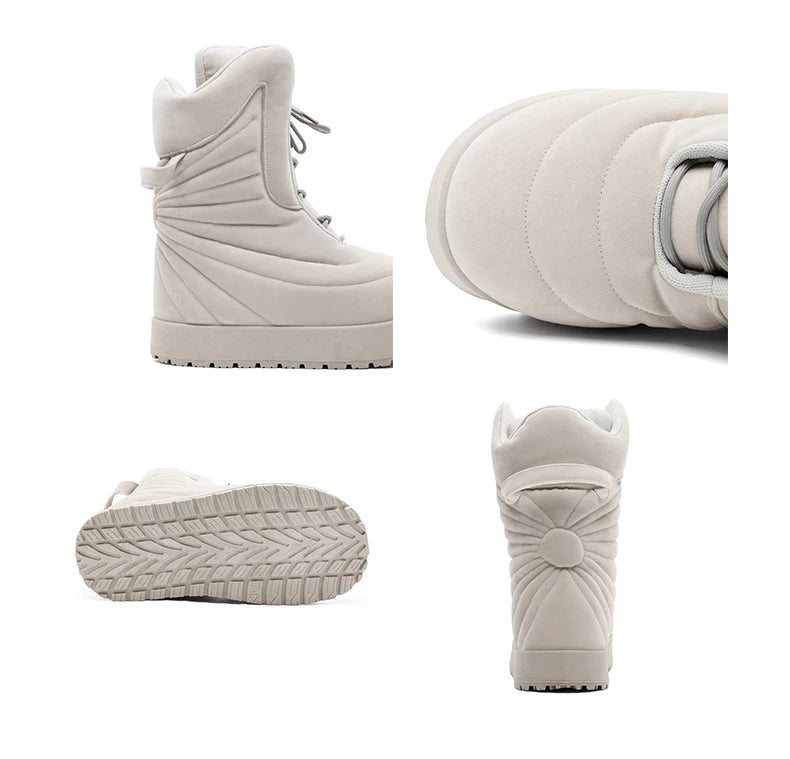 Chaussures Hiver Homme 2025 | Pantoufles Chaudes Imperméables | Peluche Antidérapant | Sneakers Neige