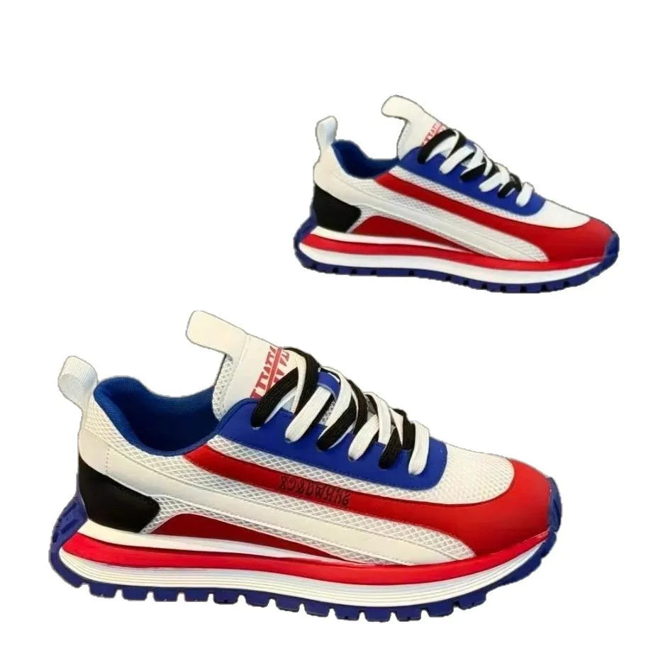 Chaussures décontractées en maille à lacets pour homme