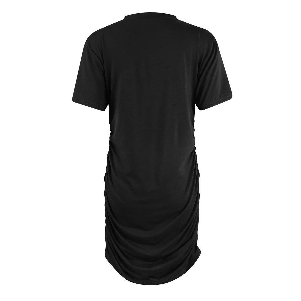 Robe Bodycon Femme Courte | Uni Col Rond Manches Courtes | Coupe Ajustée Sexy Casual | Été