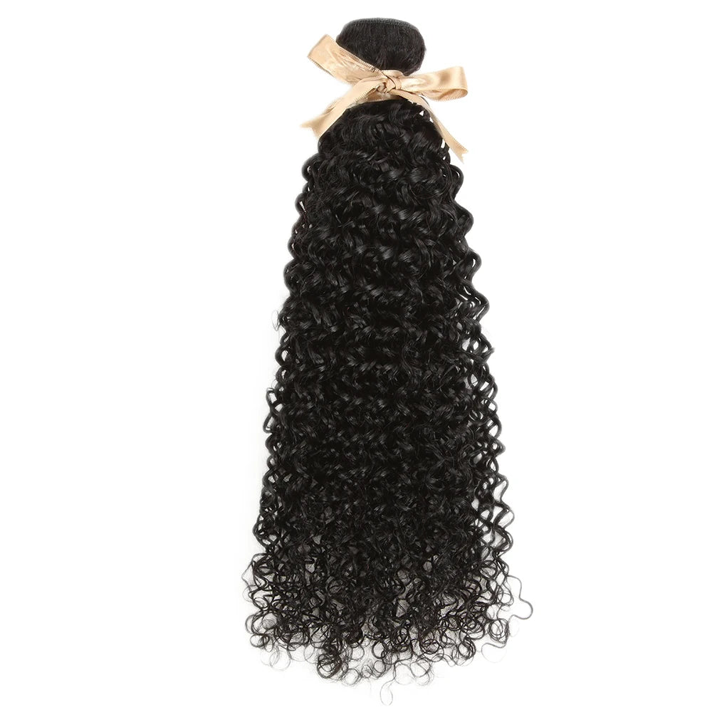 Tissage Kinky Curly Lisse Remy Brésilien | Lot Simple | Extensions Cheveux Humains Naturels