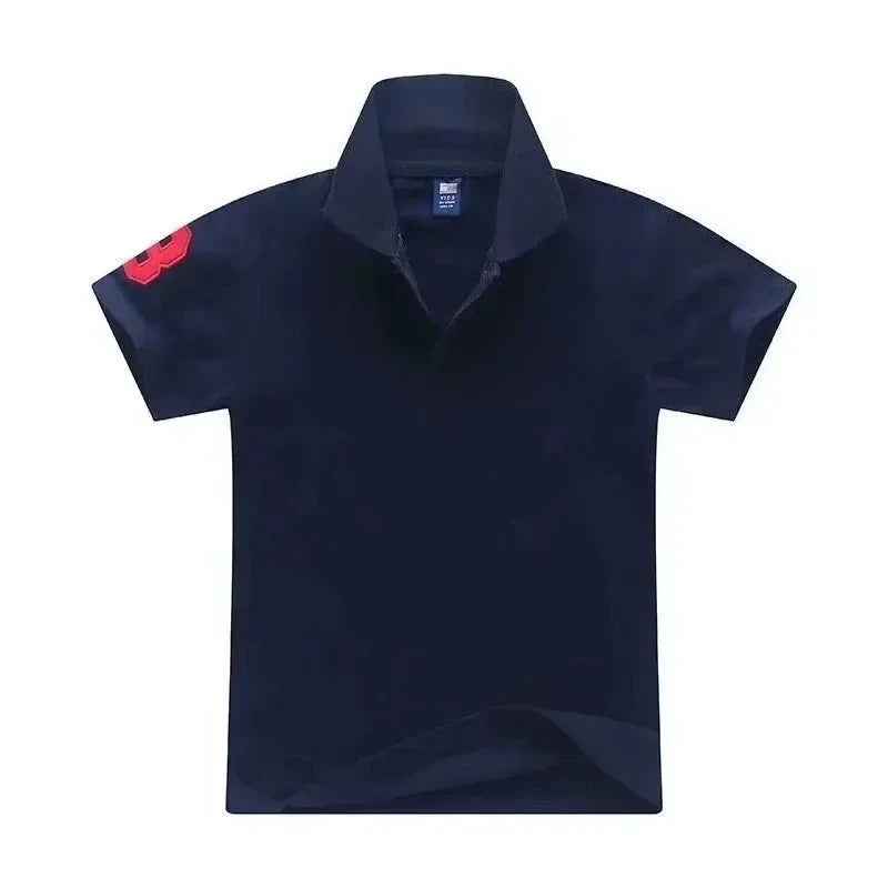 Polo Garçon Enfant | Manches Courtes | Col Polo | Coton | Casual Été | T-Shirt Enfant Confortable