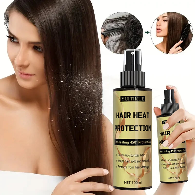 Spray Thermoprotecteur Cheveux | Protection Jusqu'à 230°C | Hydratation Profonde | Doux & Lisse