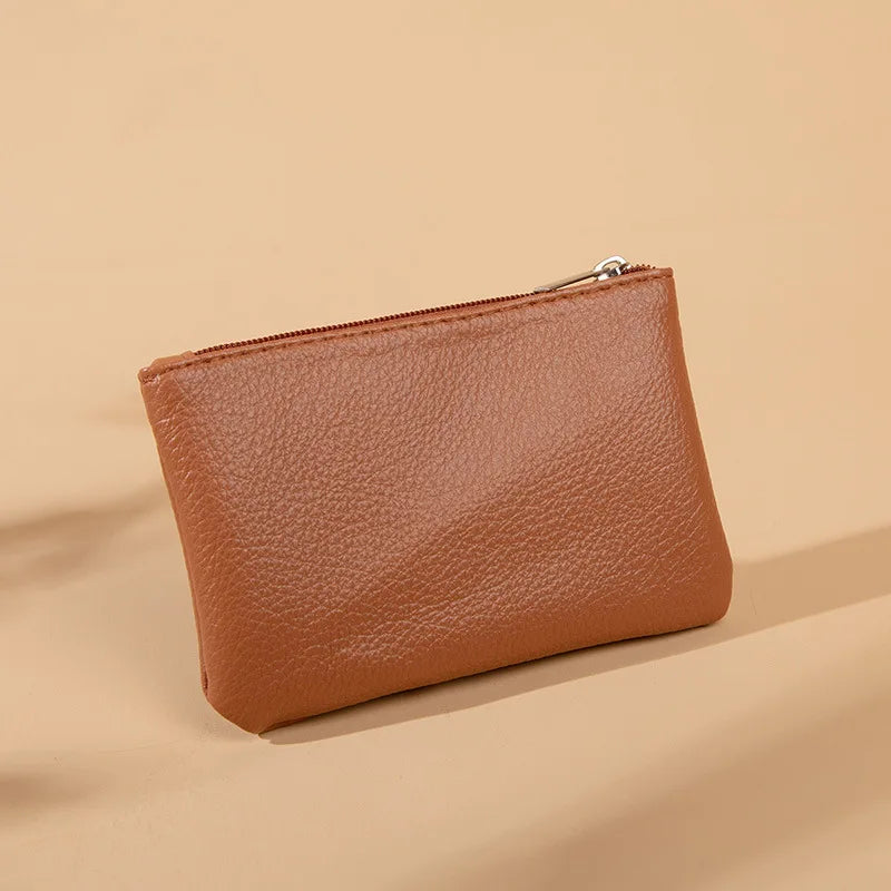Petit Portefeuille Femme | Fermeture Éclair | Porte-Cartes & Clés | Cuir PU Haute Qualité | Court
