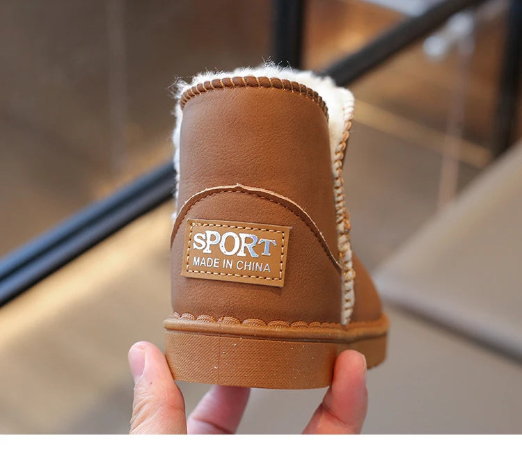 Bottes de Neige Thermiques Enfant | Peluche Épaisse | Antidérapantes | Automne Hiver 2025 Garçon Fille