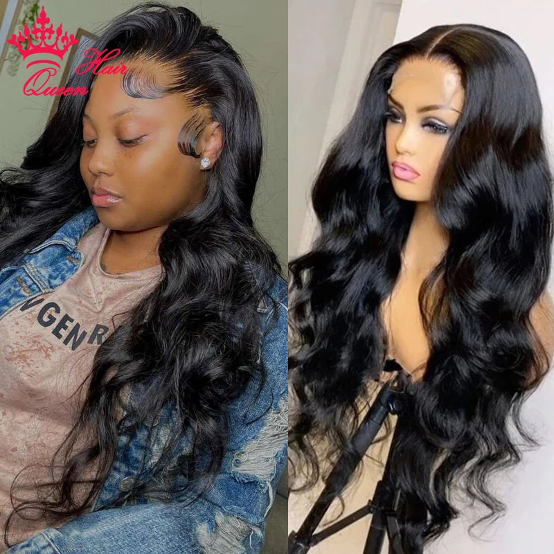 Queen Hair Real HD Invisible Wig 13x6 13x4 5x5 6x6 7x7 Undetectable Lace 100% Raw Human Hair Wigs Body Wave / Straight