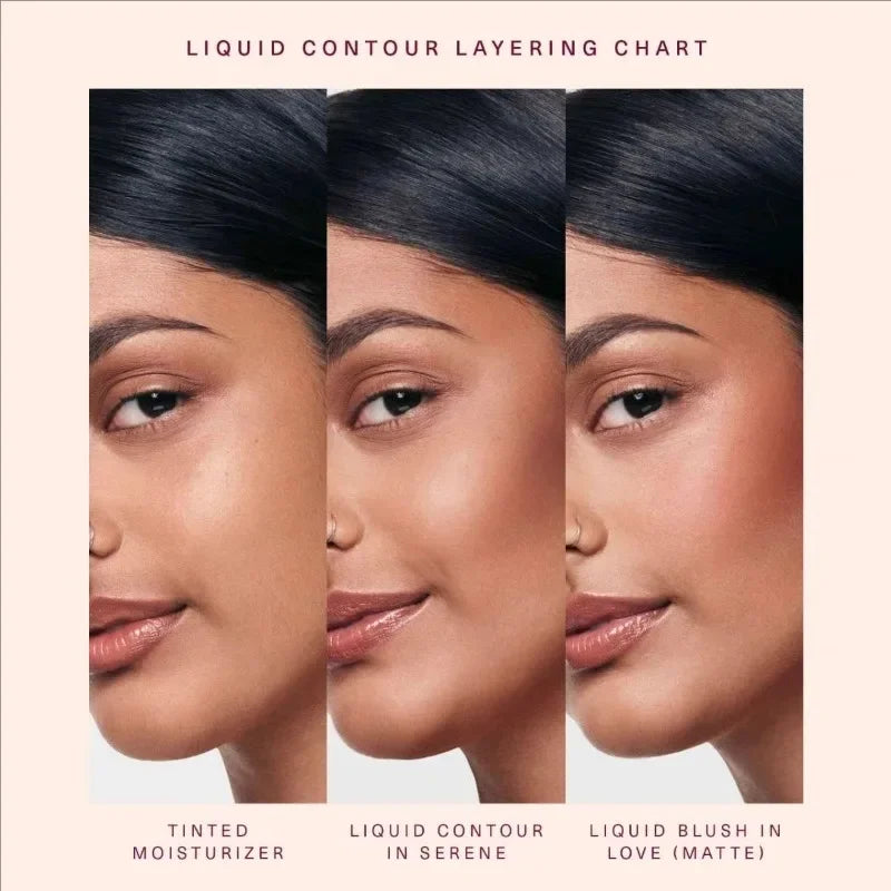 Original Rare Beauty Contour Liquid Lasting Matte Shading Sculpt Face V Line Slim Nose Cheek Easy Blend Natural Stereo Makeup