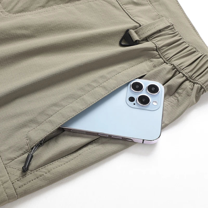 Pantalon cargo léger pour homme | Nylon et élasthanne