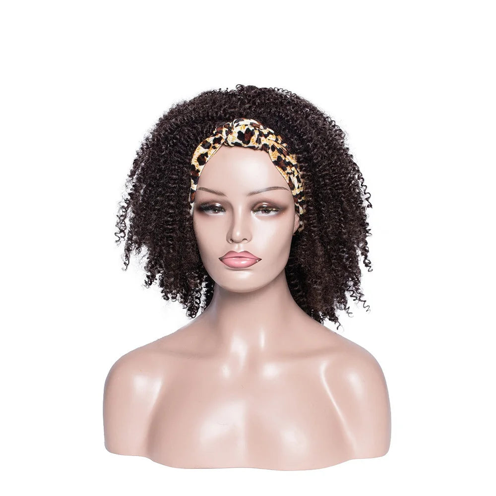 Perruque Headband Tresses Africaines Synthétique | 3 Brins | Queue de Cheval | Couvre-Cheveux | Fibre | Femme